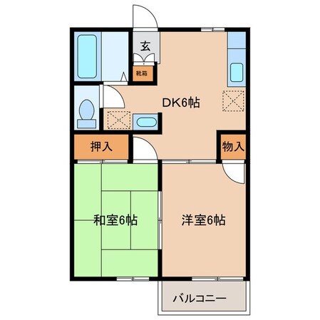 プレジオ栄の物件間取画像